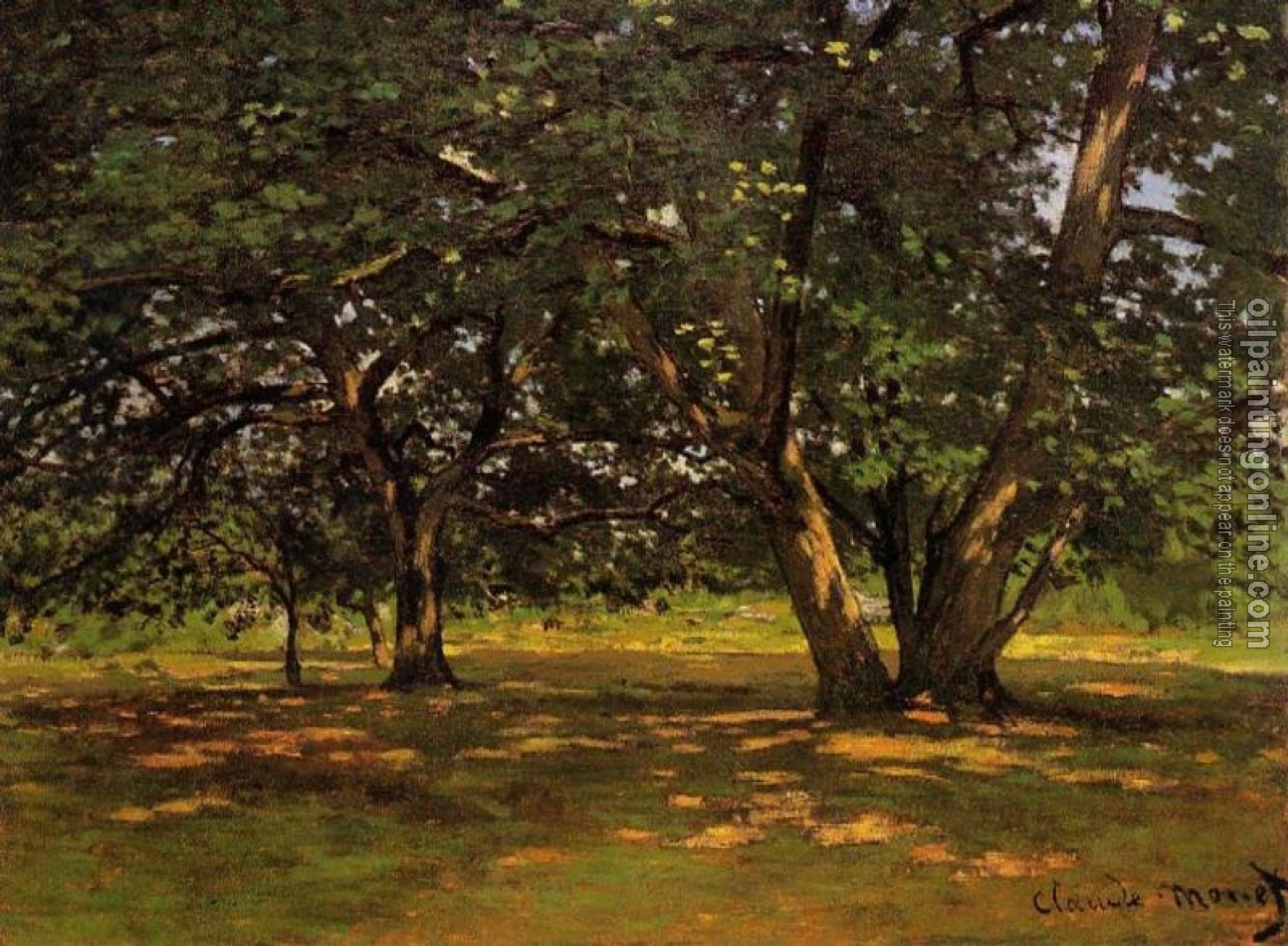 Monet, Claude Oscar - Fontainebleau Forest